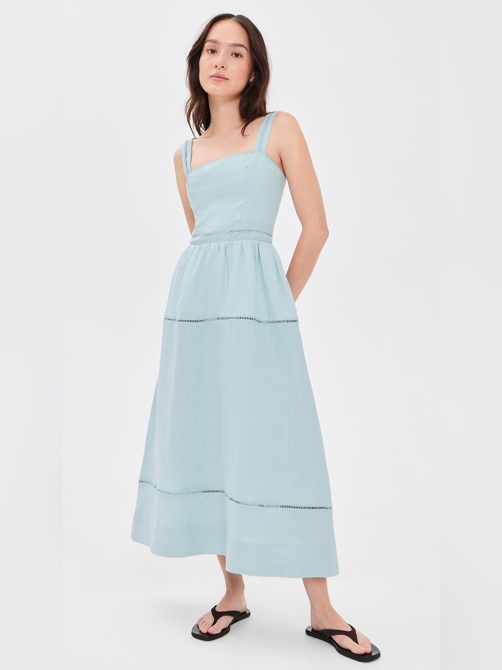🔖Reformation Everett Linen Dress